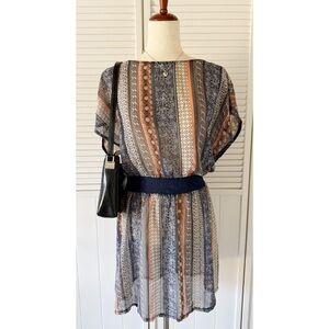 The Letter Loose Patterned Summer Dress
